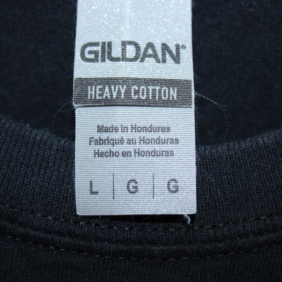 The Doors T-Shirt Size L Large Black Gilden Heavy Cotton Short Sleeve Tshirt - Picture 5 of 5